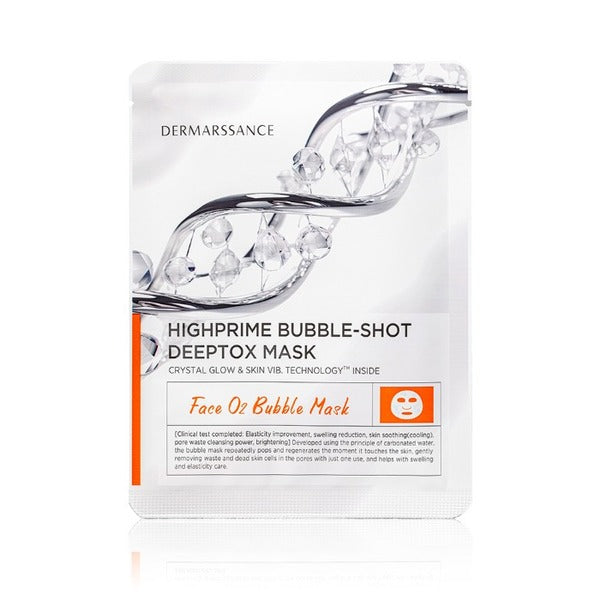 DERMARSSANCE Highprime Bubble-Shot Deeptox Mask 25ml/0.84 fl.oz x 5
