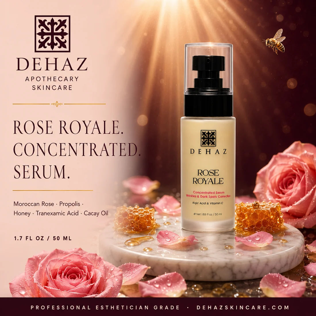 DEHAZ ROSE ROYALE CONCENTRATED SERUM 1.69 oz / 50 ml