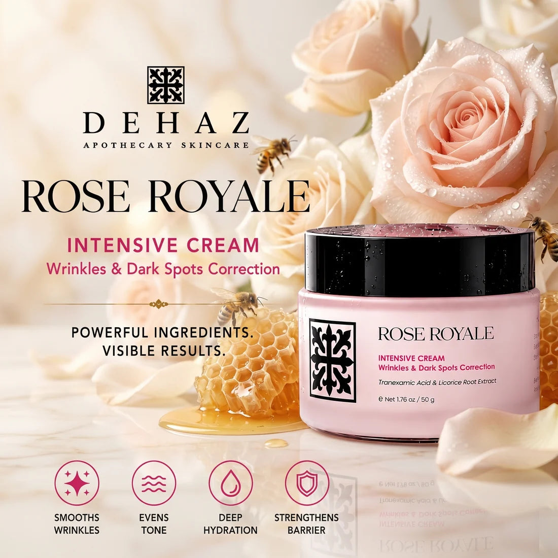 ROSE ROYALE INTENSIVE CREAM 1.69 Oz