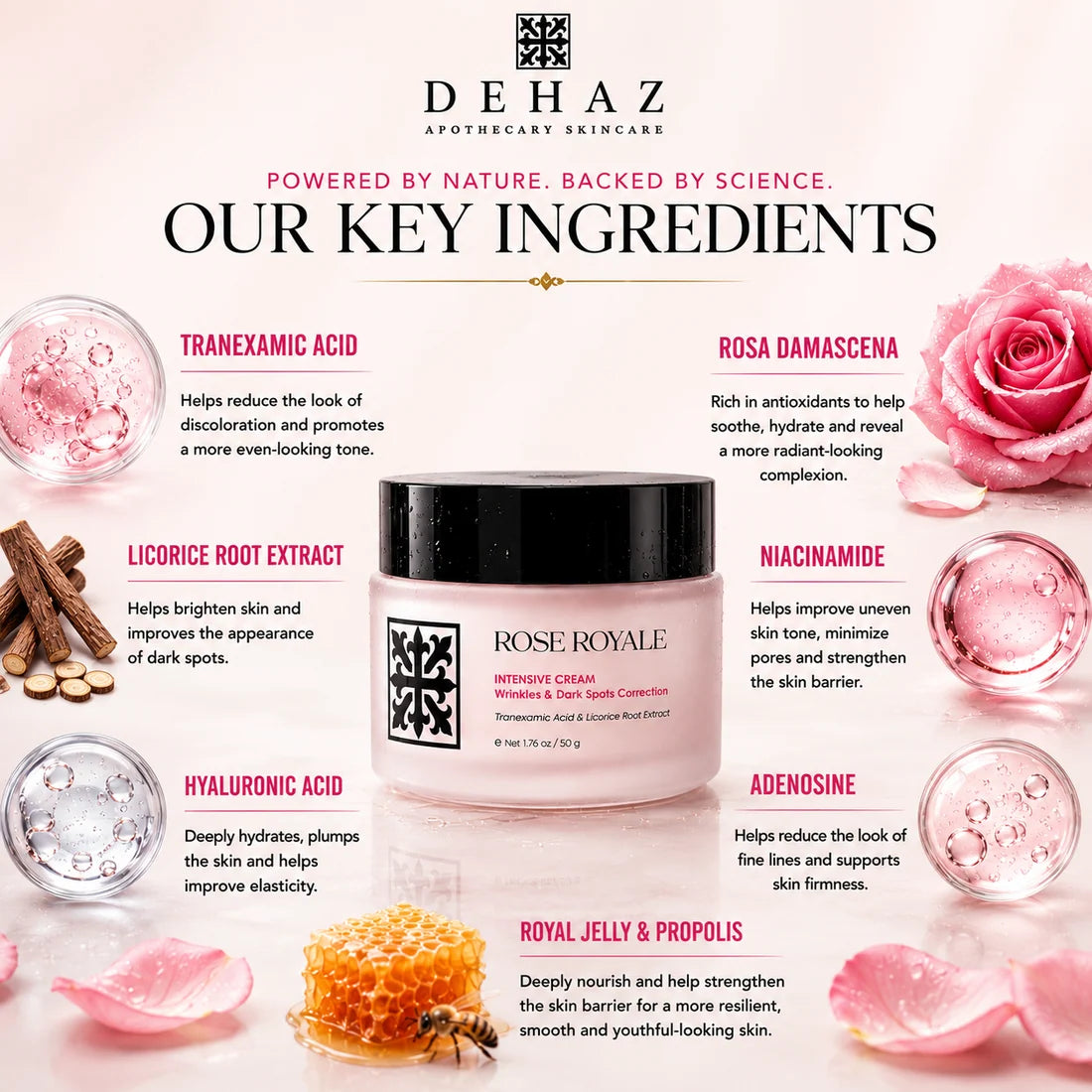 ROSE ROYALE INTENSIVE CREAM 1.69 Oz