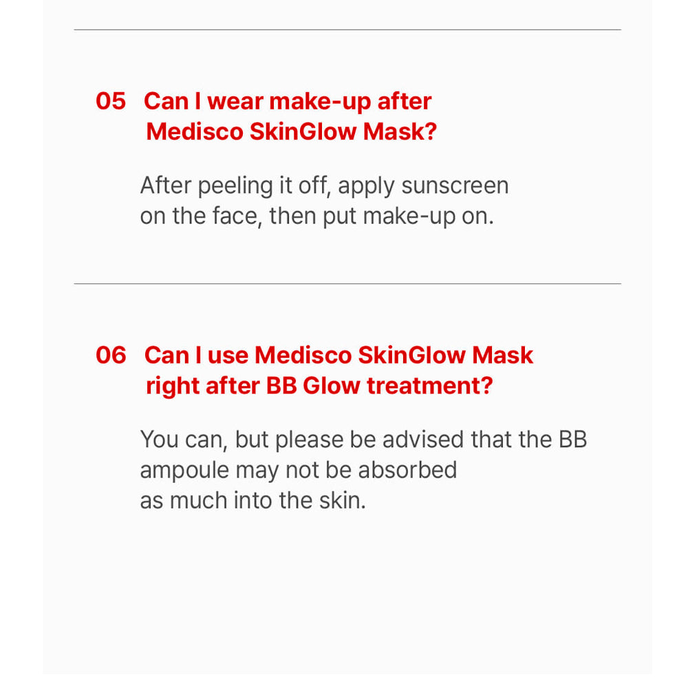 Mascarilla Medisco SkinGlow