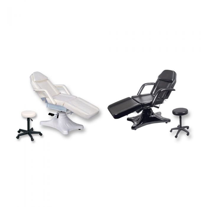 SILLA HIDRÁULICA CON TABURETE