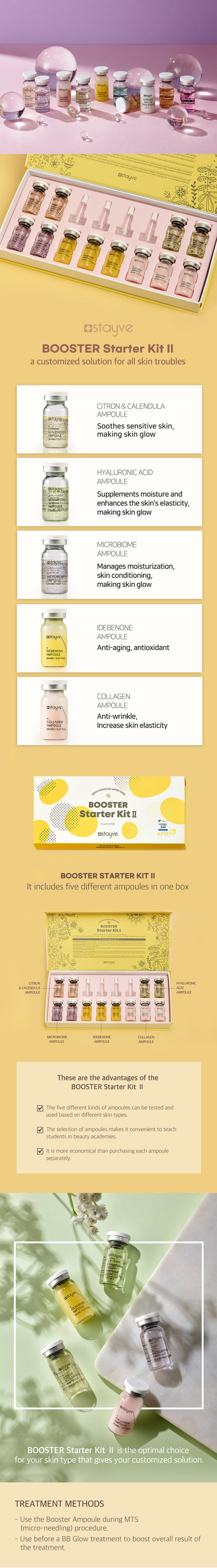 BB GLOW Booster Ampoule Kit 2 - Stayve