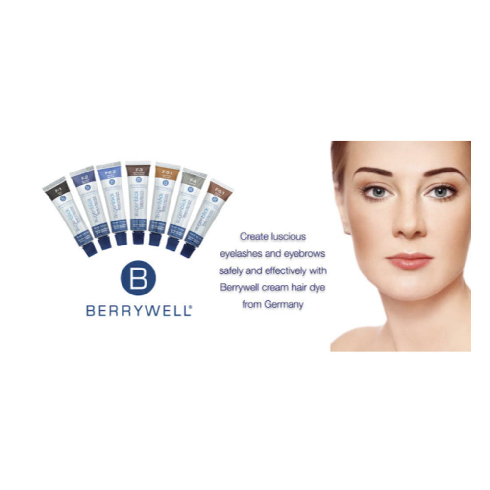 Berrywell 3 Natural Brown - Tinte para cejas y pestañas