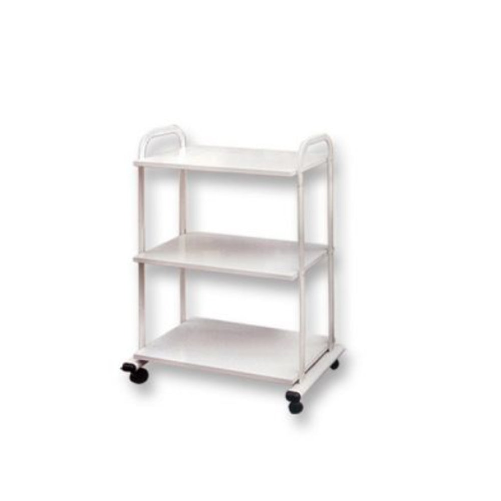 Wood Cart with Three Shelves