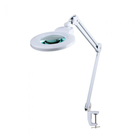 MAGNIFYING LAMP WITH INTERCHANGEABLE LENS/  DIMMER LIGHTS