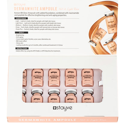 Ampollas Stayve BB Glow - No.1-2 Rosa claro - Paquete de 10