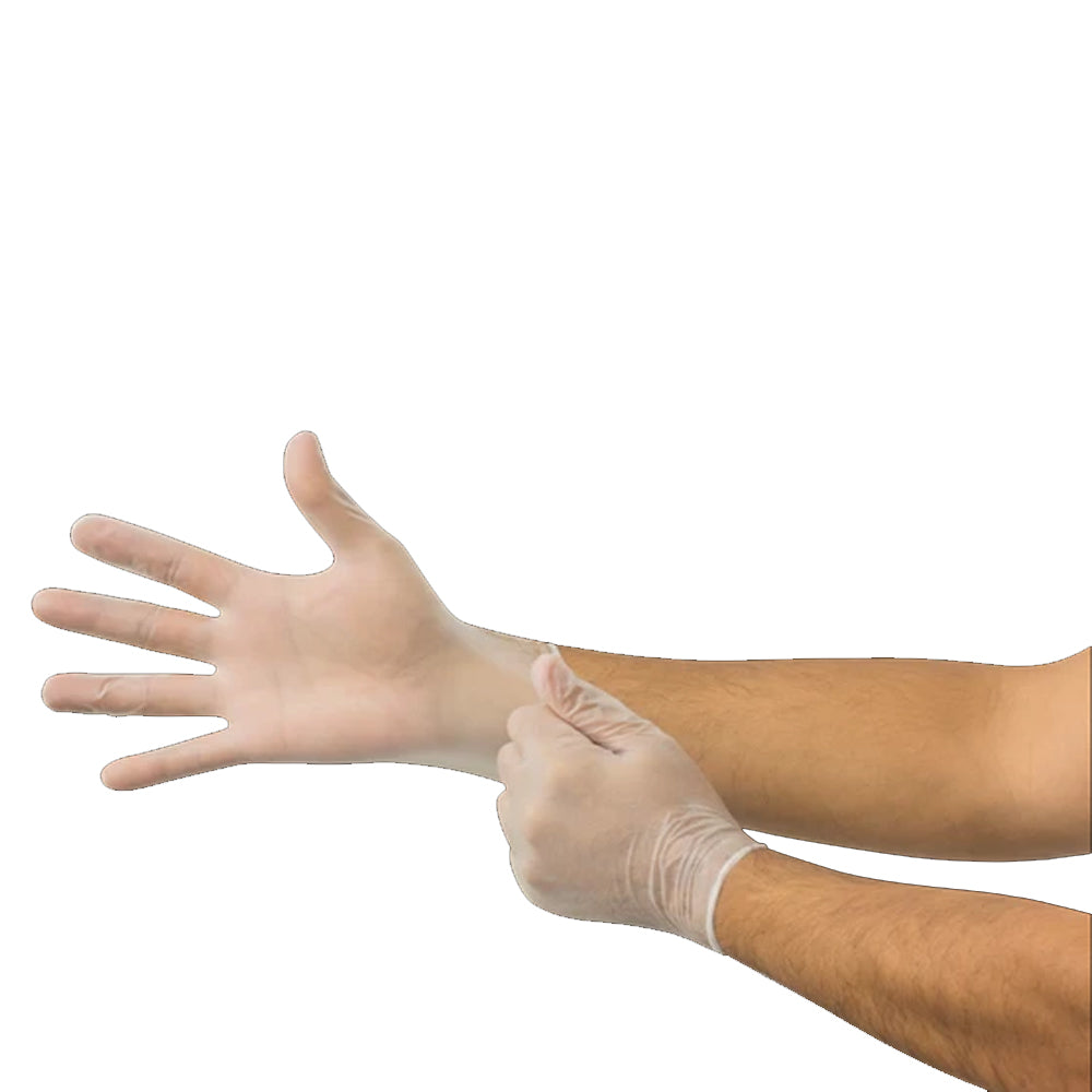 Guantes de examen de vinilo