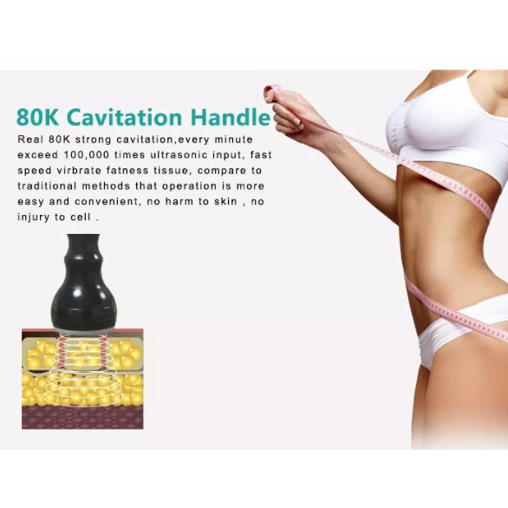 RADIOFRECUENCIA/CAVITACIÓN 80k/VACÍO